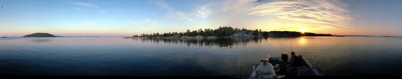 Sunset from Boat